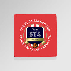Stoke Victoria - Football Coaster - Square Or Circle