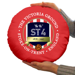 Stoke Victoria - Football Legends - Circle Cushion 14inch