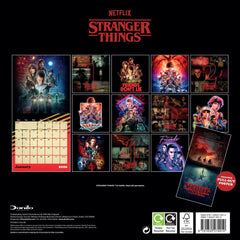 Stranger Things Square Calendar 2026