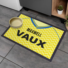 Sunderland - 1990 Away Shirt - Personalised Retro Door Mat - 60cm x 40cm