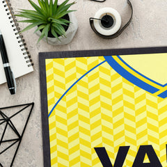 Sunderland - 1990 Away Shirt - Personalised Retro Door Mat - 60cm x 40cm