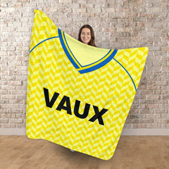 Sunderland - 1990 Away Shirt - Personalised Retro Fleece Blanket