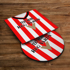Sunderland 2001 Home Shirt - Personalised Drink Coaster - Square Or Circle