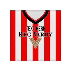 Sunderland 2001 Home Shirt - Personalised Drink Coaster - Square Or Circle