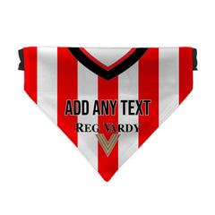Sunderland 2001 Home Shirt - Personalised Pet Bandana - 4 Sizes