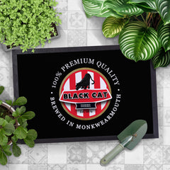 Sunderland Black Cat  - Football Legends - Door Mat -60cm X 40cm