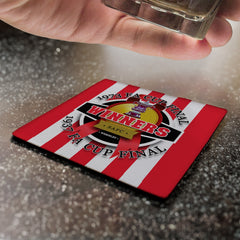 Sunderland FA Cup - Football Coaster - Square Or Circle