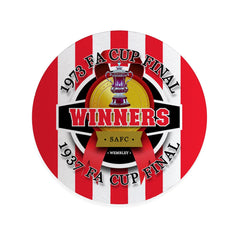 Sunderland FA Cup - Football Coaster - Square Or Circle