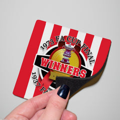 Sunderland FA Cup - Football Coaster - Square Or Circle
