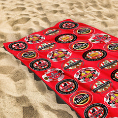 Sunderland - Football Legends - Microfibre Beach Towel - 150cm x 75cm