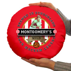 Sunderland Montgomery - Football Legends - Circle Cushion 14inch