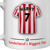 Sunderland Mug Personalised Custom Made Football Supporters Cup