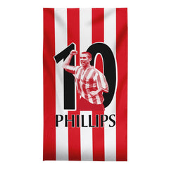 Sunderland Phillips 10 - Football Legends - Beach Towel - 150cm x 75cm