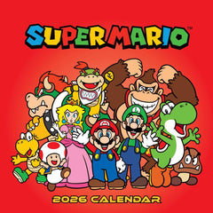 Super Mario Square Calendar 2026