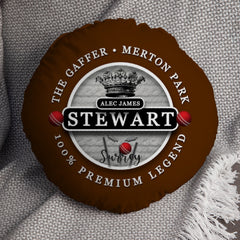 Surrey Cricket Stewart  - Legend Collection - Circle Cushion 14inch