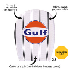 Swansea 1995 Home - Retro Football Shirt - Pack of 2 - Car Seat Headrest Covers