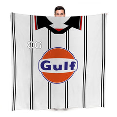 Swansea - 1995 Home Shirt - Personalised Retro Fleece Blanket