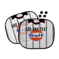 Swansea 1995 Home Shirt - Personalised Retro Football Car Sun Shade - Set of 2
