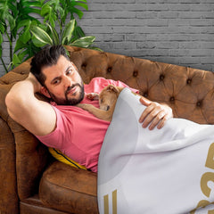 Swansea - 2012 Home Shirt - Personalised Retro Fleece Blanket