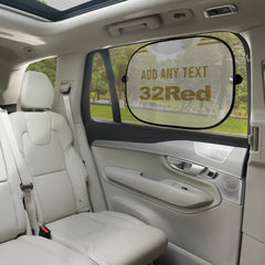 Swansea 2012 Home Shirt - Personalised Retro Football Car Sun Shade - Set of 2
