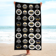 Swansea - Football Legends - Microfibre Beach Towel - 150cm x 75cm