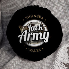 Swansea Jack Army - Football Legends - Circle Cushion 14inch