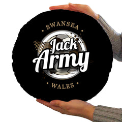 Swansea Jack Army - Football Legends - Circle Cushion 14inch
