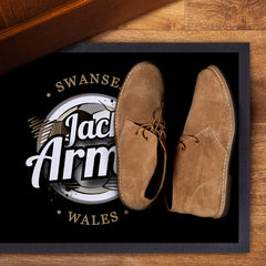 Swansea Jack Army  - Football Legends - Door Mat -60cm X 40cm