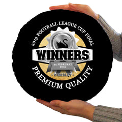Swansea League Cup - Football Legends - Circle Cushion 14inch