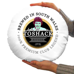 Swansea Toshack - Football Legends - Circle Cushion 14inch