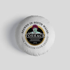 Swansea Toshack - Football Legends - Circle Cushion 14inch
