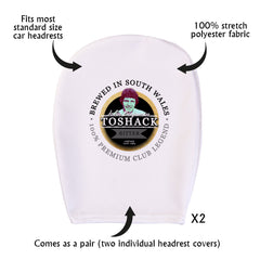 Swansea Toshack - Football Legends - Headrest Cover