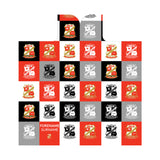 Swindon Town Personalised Adult Hooded Fleece Blanket - Chequered