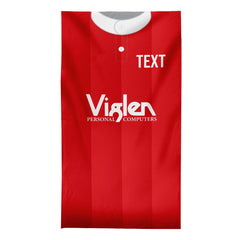 The Addicks 1996 Home Shirt - Personalised Lightweight, Microfibre Retro Beach Towel - 150cm x 75cm
