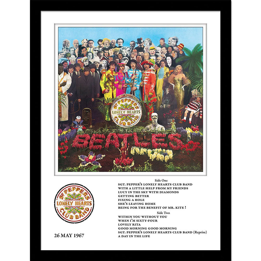 The Beatles Sgt Pepper Framed Collector Print