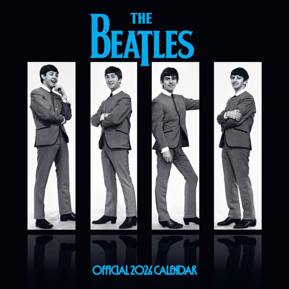 The Beatles Square Calendar 2026