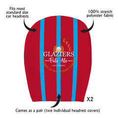 The Eagles Glaziers - Football Legends - Headrest Cover