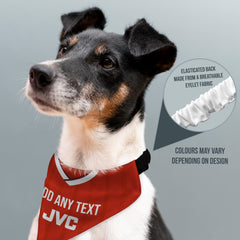 The Gooners 1988 Home Retro Shirt - Personalised Pet Bandana - 4 Sizes