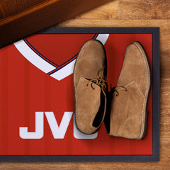 The Gooners 1988 Home Shirt - Personalised Retro Door Mat - 60cm x 40cm