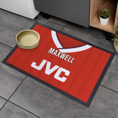 The Gooners 1988 Home Shirt - Personalised Retro Door Mat - 60cm x 40cm