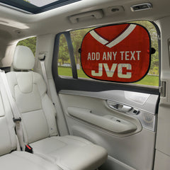 The Gooners 1988 Home Shirt - Personalised Retro Football Car Sun Shade - Set of 2