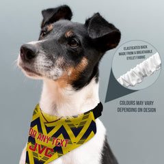 The Gooners 1992 Away Retro Shirt - Personalised Pet Bandana - 4 Sizes