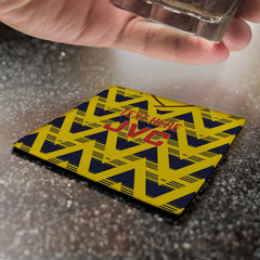 The Gooners 1992 Away Shirt - Personalised Drink Coaster - Square Or Circle
