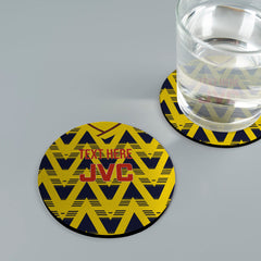 The Gooners 1992 Away Shirt - Personalised Drink Coaster - Square Or Circle