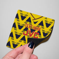 The Gooners 1992 Away Shirt - Personalised Drink Coaster - Square Or Circle
