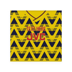 The Gooners 1992 Away Shirt - Personalised Drink Coaster - Square Or Circle