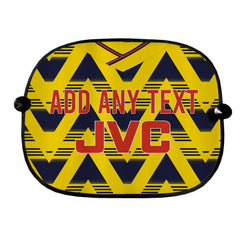 The Gooners 1992 Away Shirt - Personalised Retro Football Car Sun Shade - Set of 2