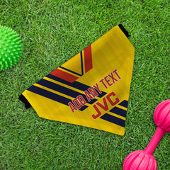 The Gooners 1993 Away Retro Shirt - Personalised Pet Bandana - 4 Sizes