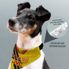 The Gooners 1993 Away Retro Shirt - Personalised Pet Bandana - 4 Sizes