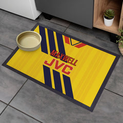 The Gooners 1993 Away Shirt - Personalised Retro Door Mat - 60cm x 40cm